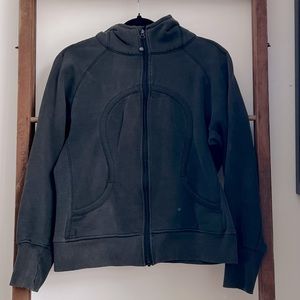Classic Lululemon Black Zip-Up Hoodie